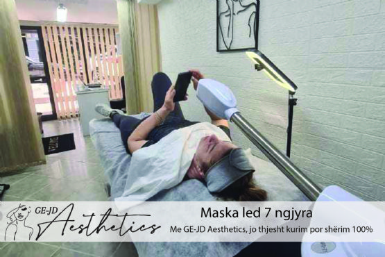Skin skrab pastrues ultrasonik, Maska led 7 ngjyra, Peeling kimik, pastr...